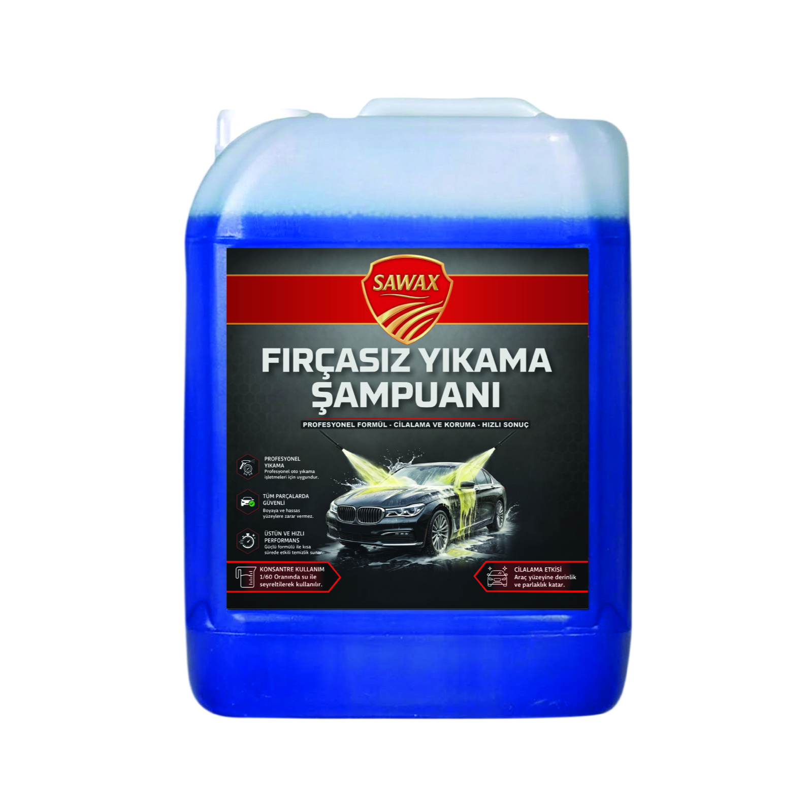 Fırçasız Yıkama Şampuanı 20 LT