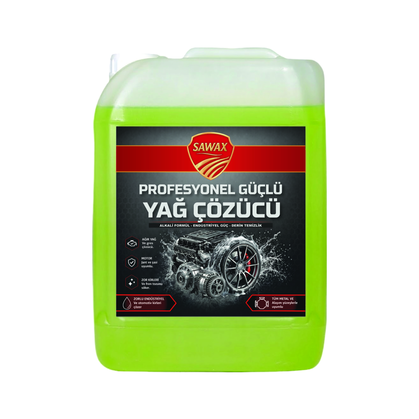 Profesyonel Güçlü Yağ Çözücü 20 LT