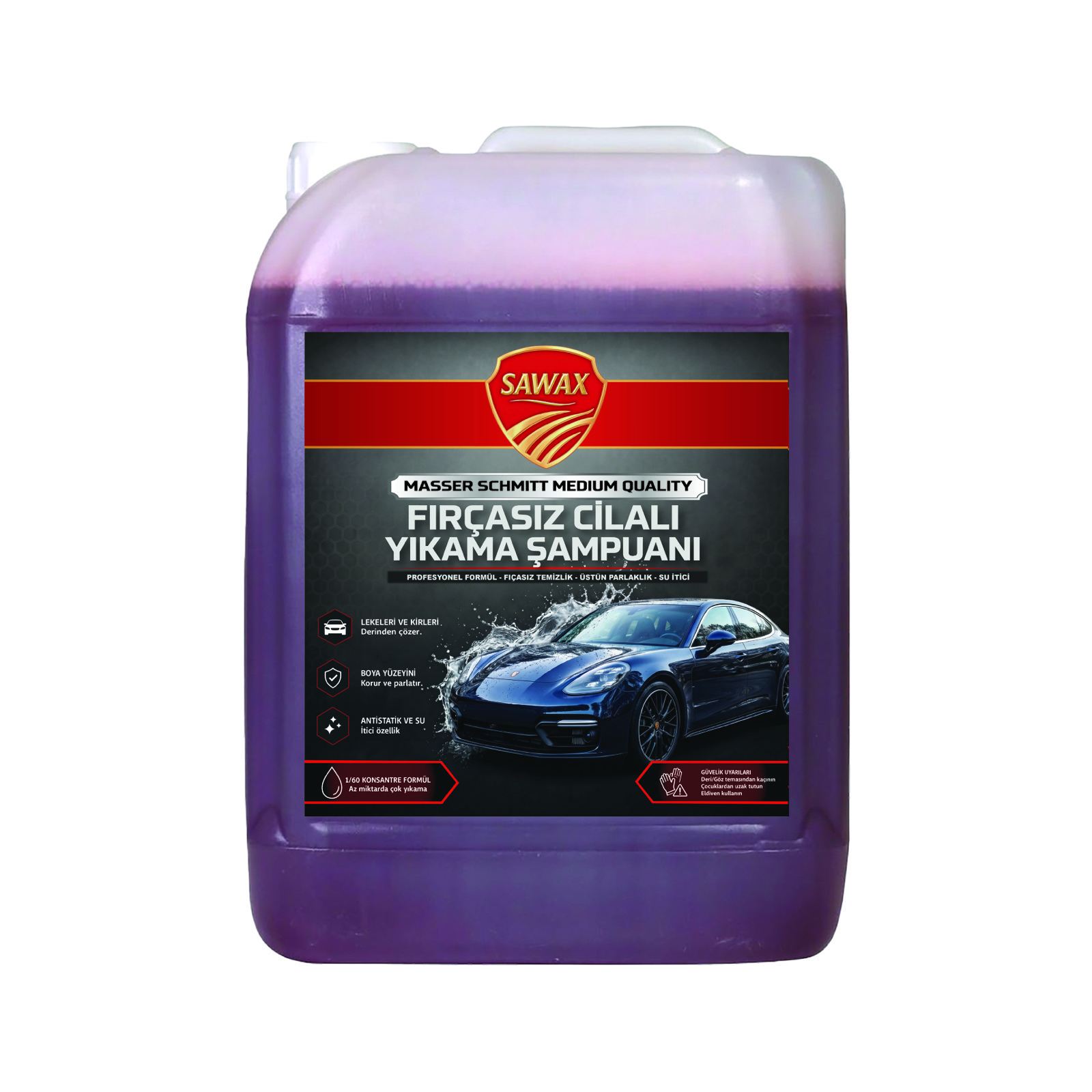 Fırçasız Cilalı Yıkama Şampuanı 20 LT
